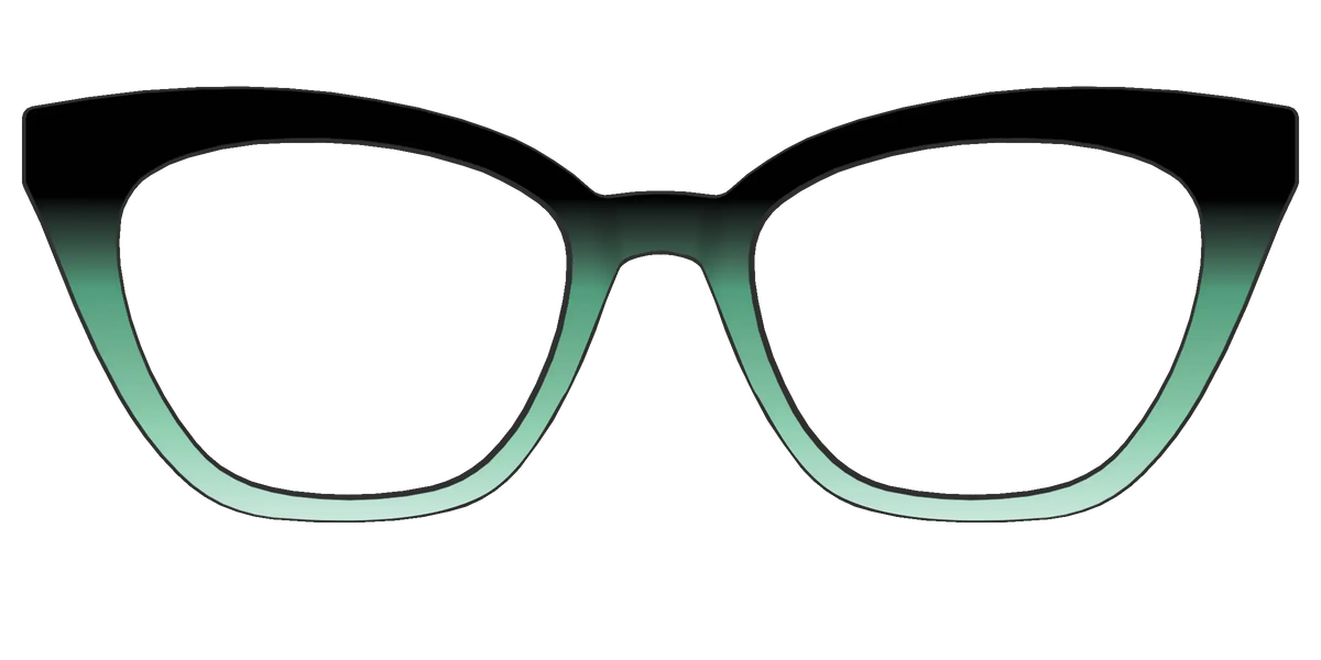 The Black to Spearmint Gradient