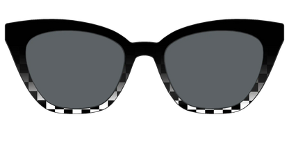 The Polarized Checkerboard Fade Sun Top