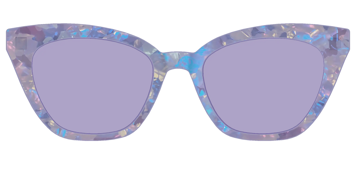 The Lavender Pearl Tort With Celestial Purple lens