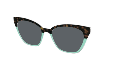 The Polarized Matcha Split Sun Top
