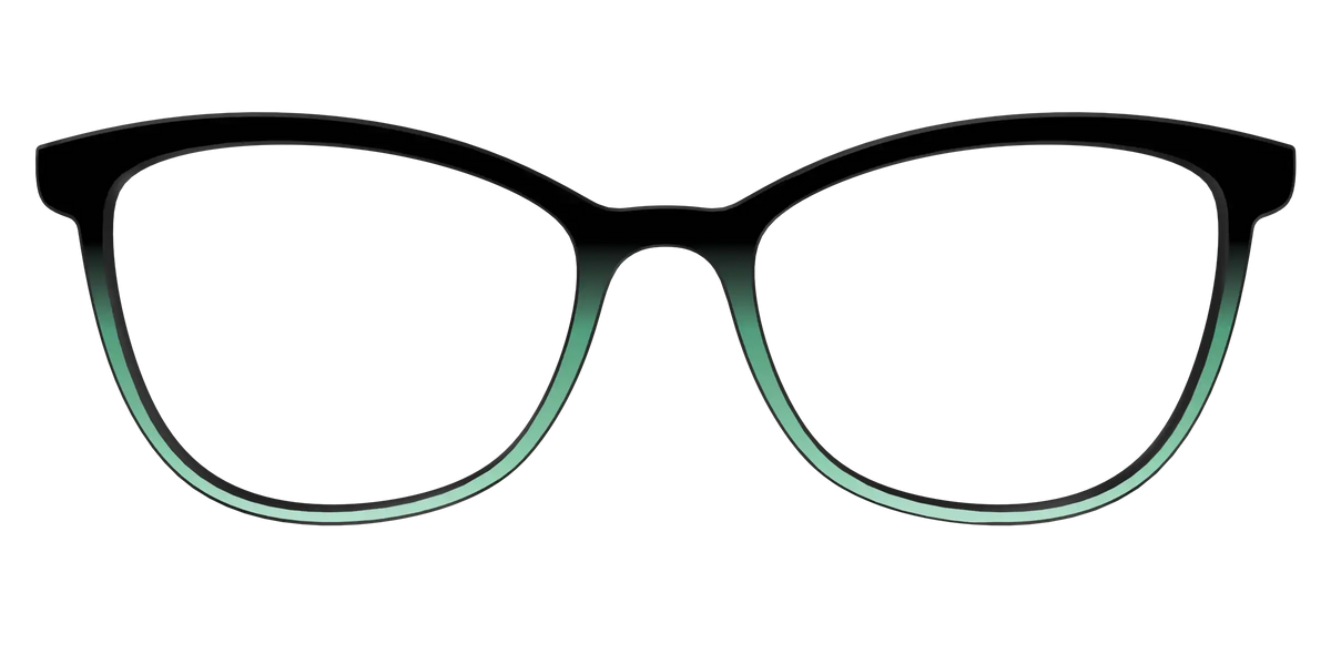 The Black to Spearmint Gradient
