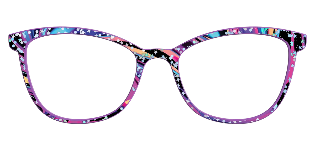 The Vaporwave Marble with Star Glitter