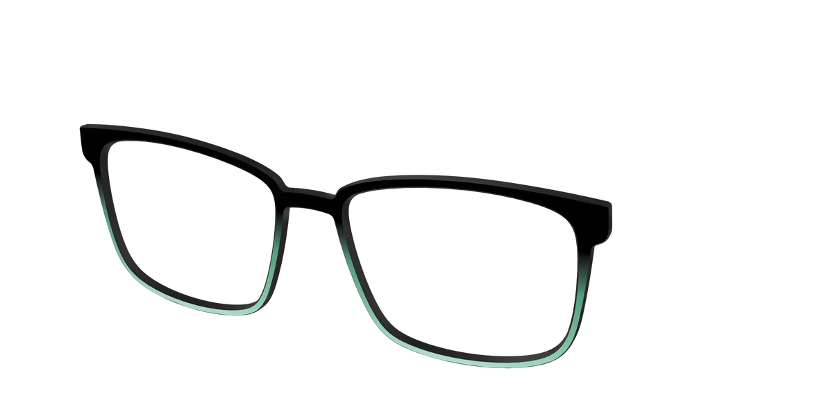 The Black to Spearmint Gradient