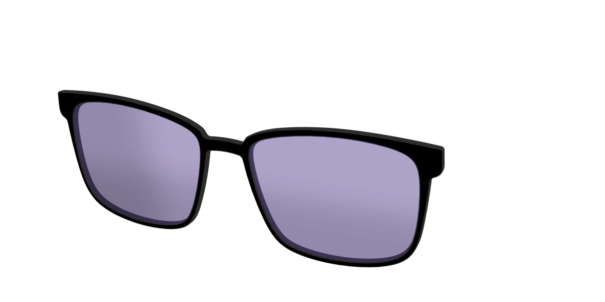 The Black With Celestial Purple lens
