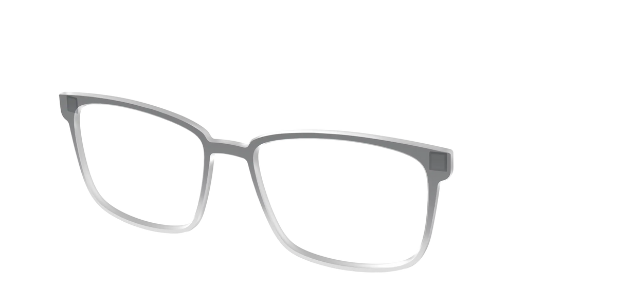The Charcoal to Light Gray Gradient Crystal