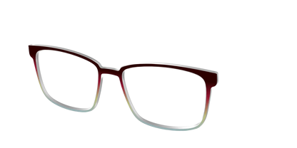 The Cherry to Frosted Mint Gradient