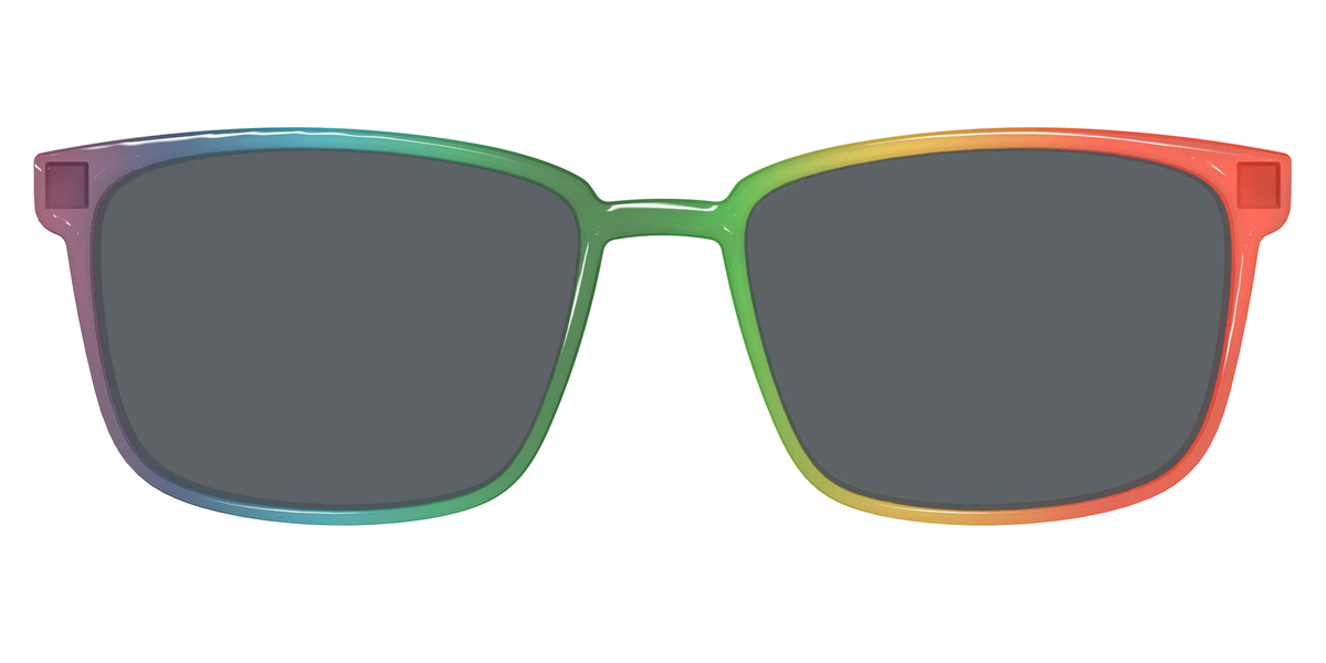 The Polarized Rainbow Gradient Sun Top
