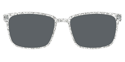 The Polarized Silver Sparkle Sun Top