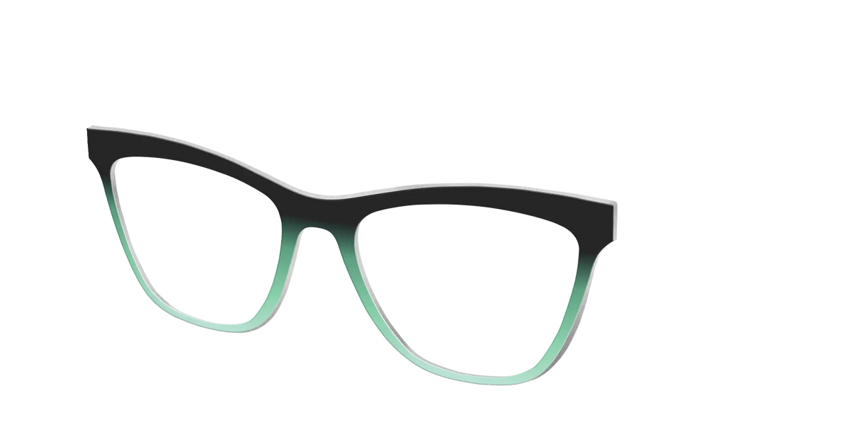 The Black to Spearmint Gradient