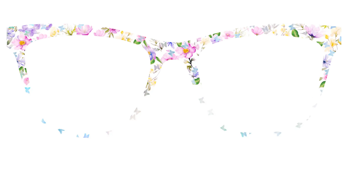 The Delicate Flower Crown with Butterfly Glitter