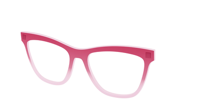 The Flamingo to Blush Gradient Crystal