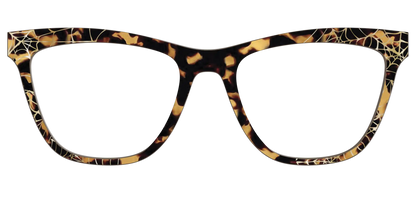 The Haunted Tortoise with Gold Foil Webs