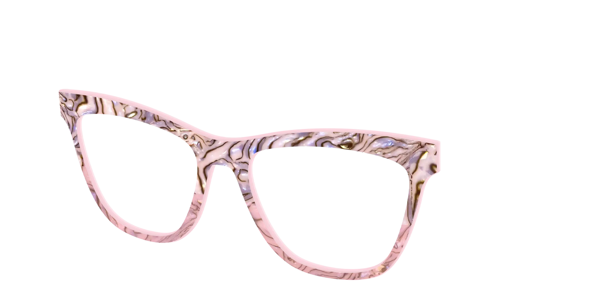 The Pink Conch Shell Pearl Crystal Split