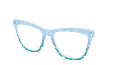 The Sky Blue Crystal with Daisy Glitter