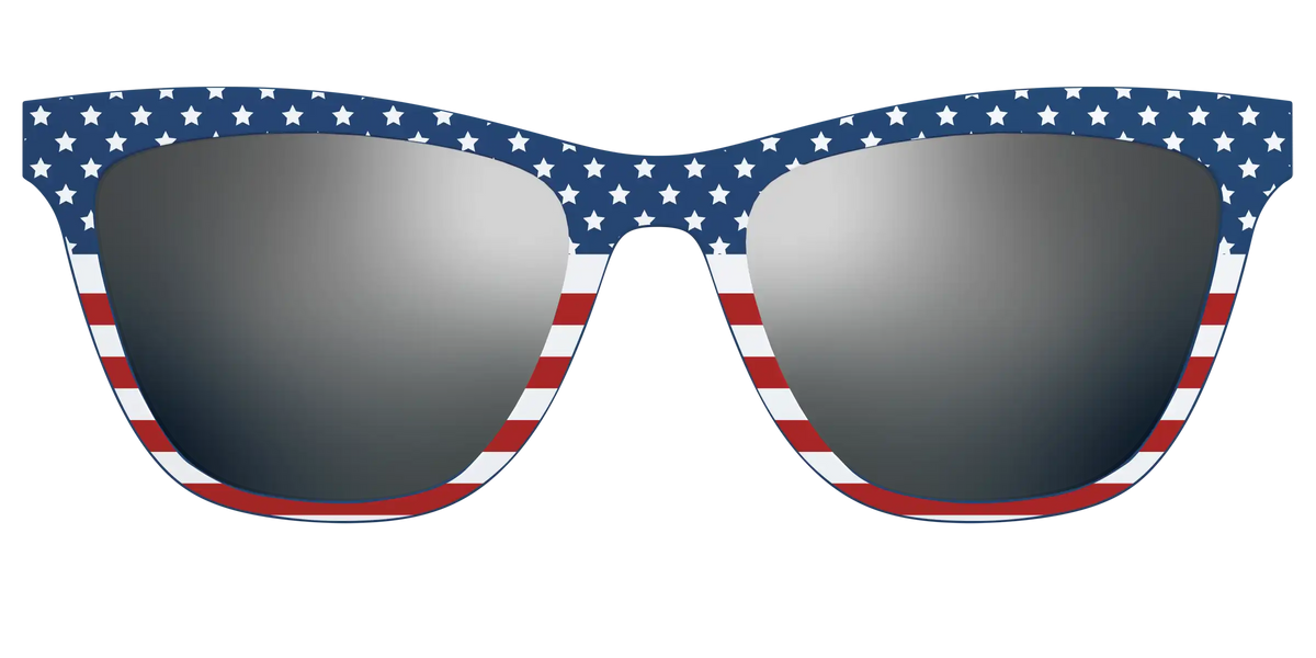The Polarized Stars & Stripes Sun Top