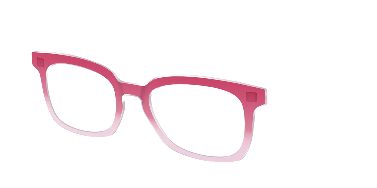 The Flamingo to Blush Gradient Crystal