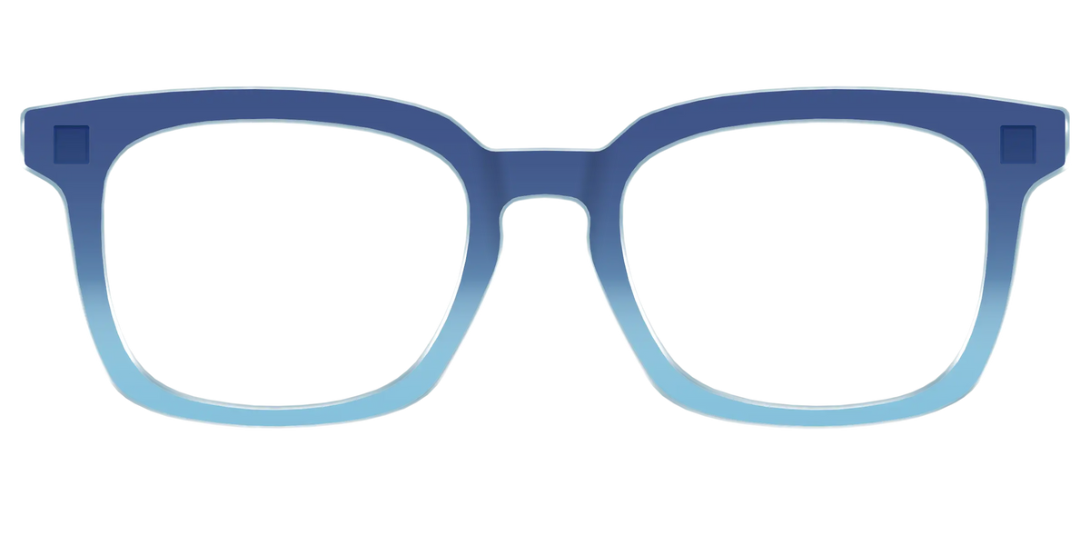 The Indigo to Sky Blue Gradient Crystal