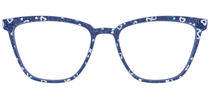 The Denim Heart Glitter Crystal