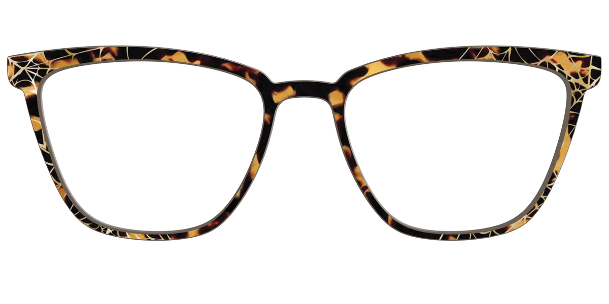 The Haunted Tortoise with Gold Foil Webs