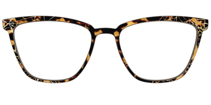 The Haunted Tortoise with Gold Foil Webs