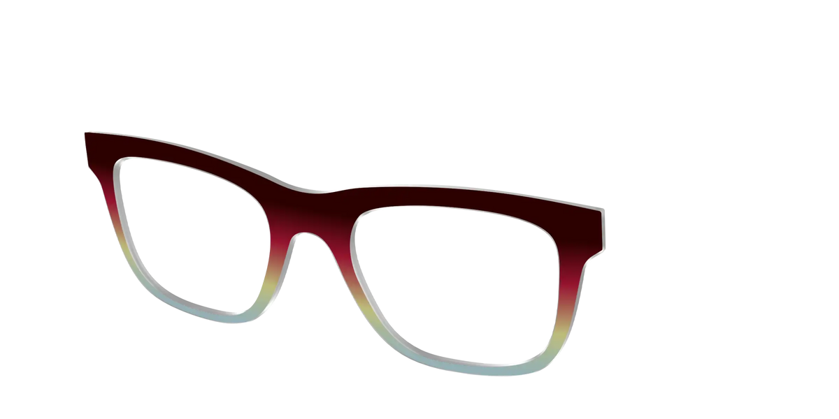 The Cherry to Frosted Mint Gradient