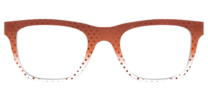 The Inferno Orange Gradient Crystal Polka Dots