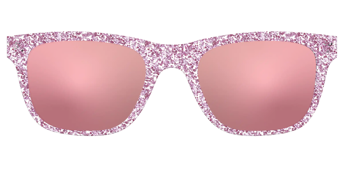 The Polarized Rose Gold Sparkle Sun Top