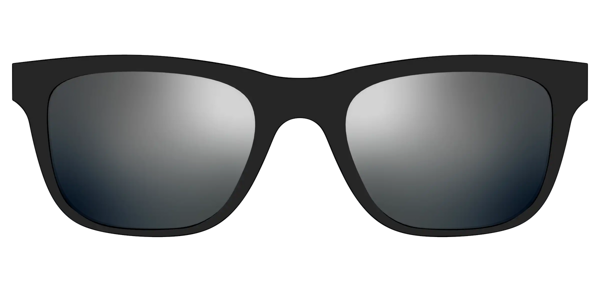 The Polarized Silver Reflective Sun Top