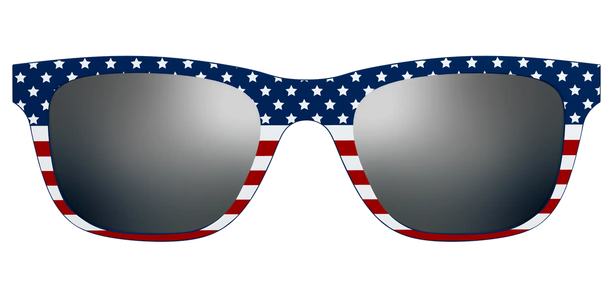 The Polarized Stars & Stripes Sun Top