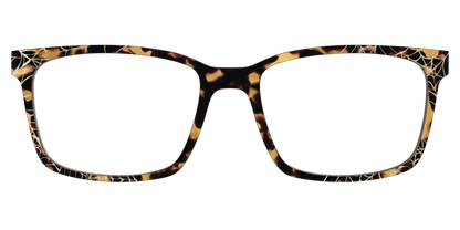 The Haunted Tortoise with Gold Foil Webs