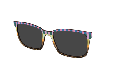 The Polarized Summer Stripes Tortoise Sun Top