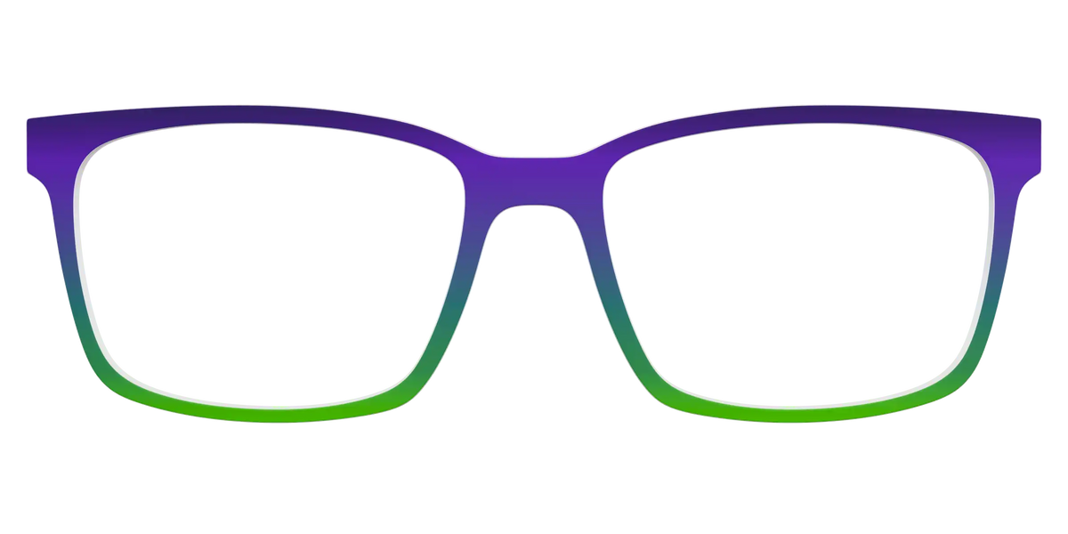 The Ultra Violet to Bright Green Gradient