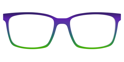 The Ultra Violet to Bright Green Gradient