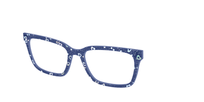 The Denim Heart Glitter Crystal
