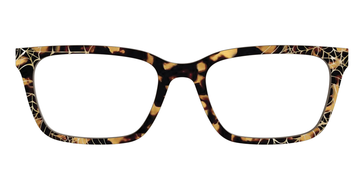 The Haunted Tortoise with Gold Foil Webs