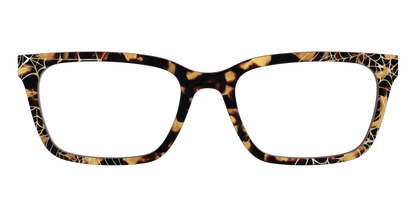 The Haunted Tortoise with Gold Foil Webs