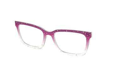 The Pink Ombre Gold Foil Crystal