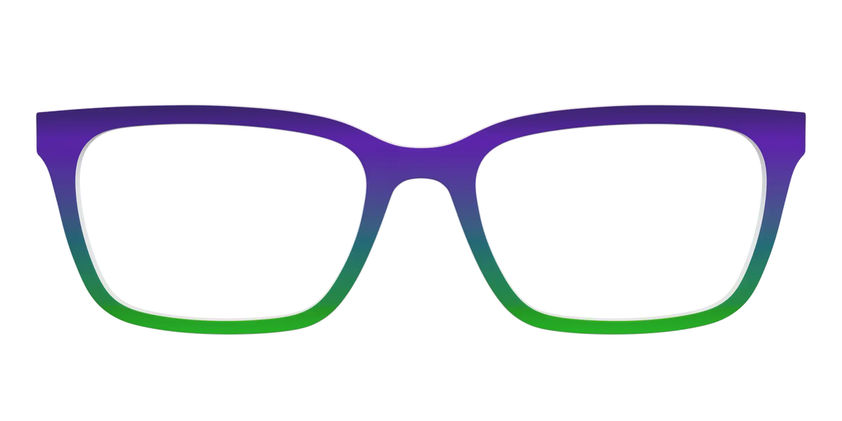 The Ultra Violet to Bright Green Gradient