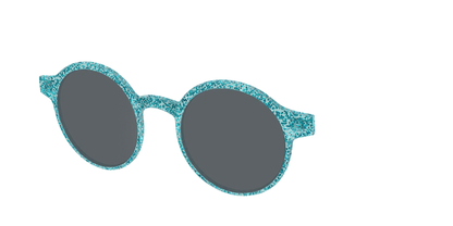 The Polarized Aquamarine Sparkle Sun Top