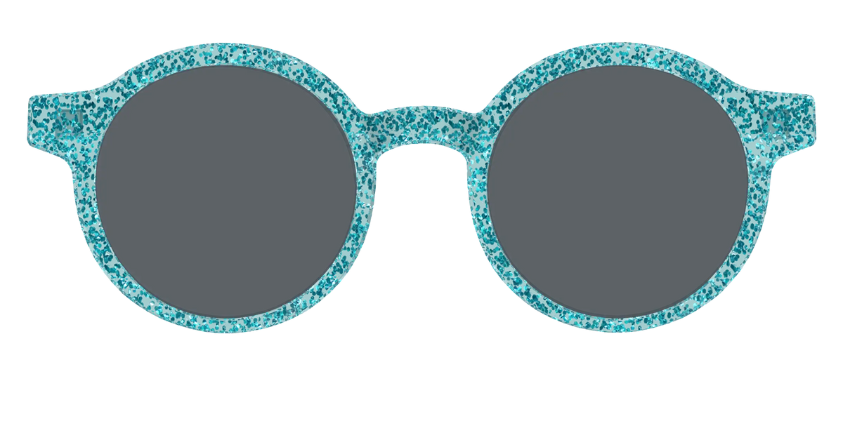 The Polarized Aquamarine Sparkle Sun Top