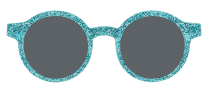 The Polarized Aquamarine Sparkle Sun Top