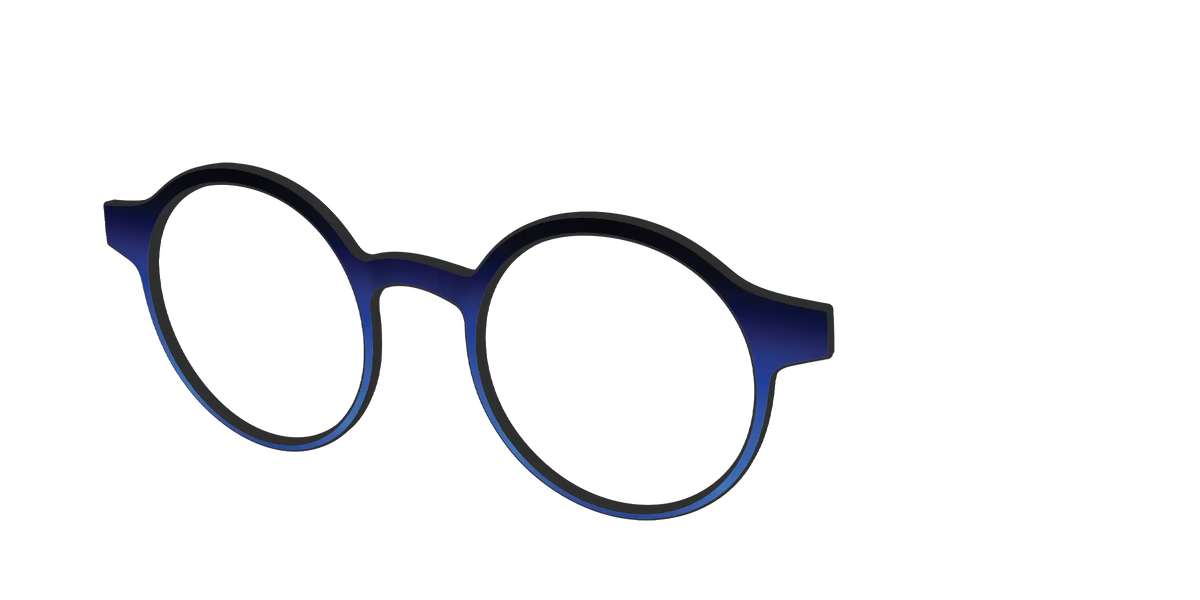 The Black to Blueberry Gradient
