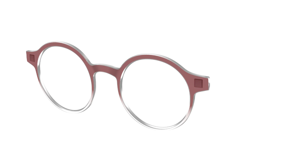 The Burgundy Gradient Crystal