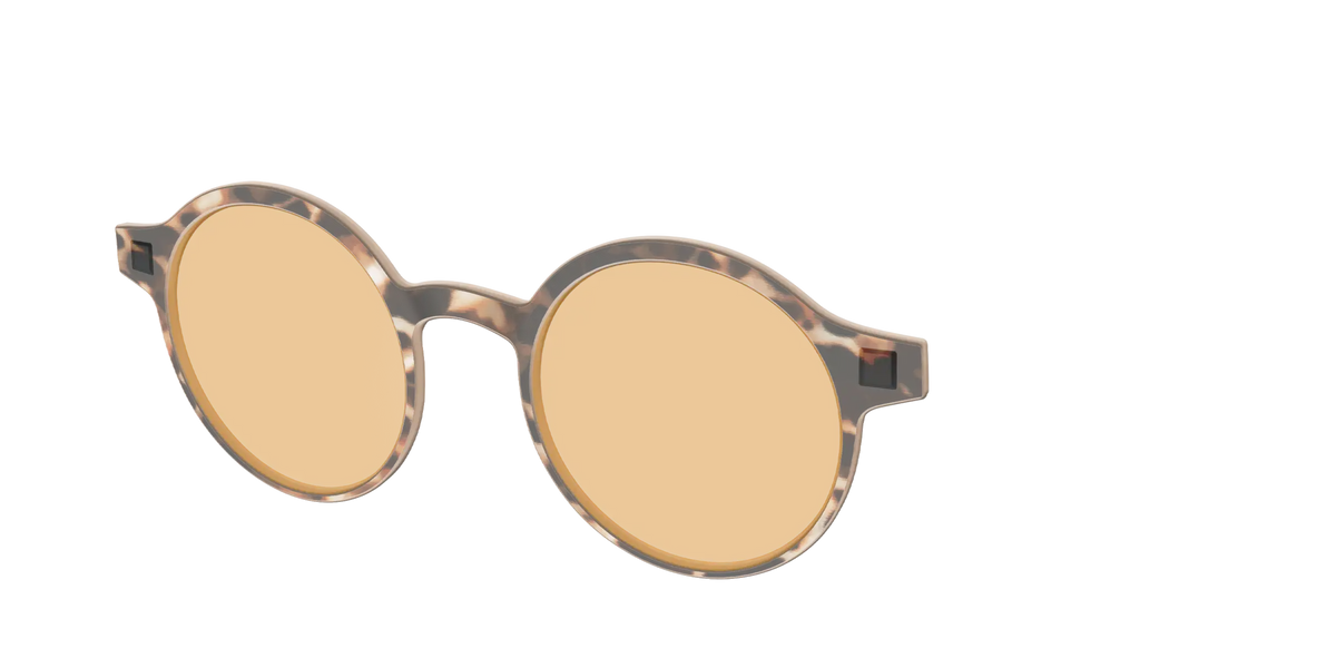 The Neutral Tort Crystal With Umber Brown lens