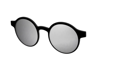 The Polarized Silver Reflective Sun Top