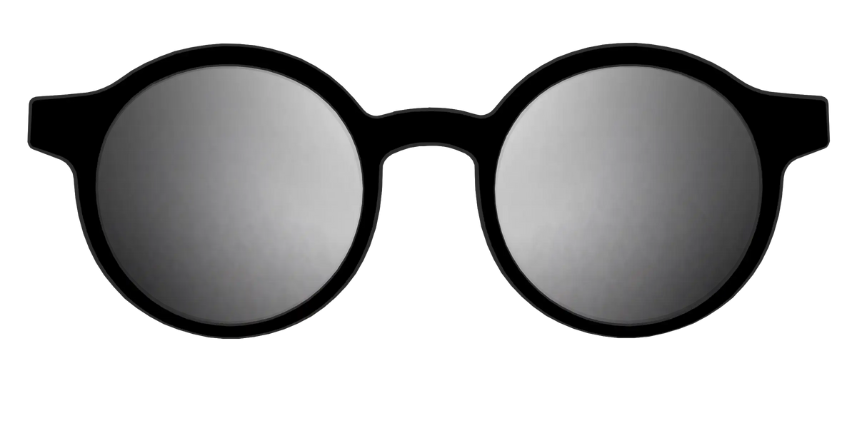 The Polarized Silver Reflective Sun Top