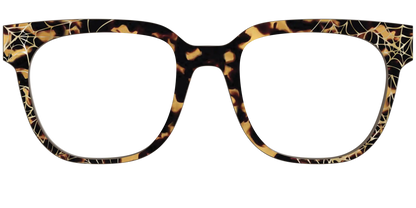 The Haunted Tortoise with Gold Foil Webs