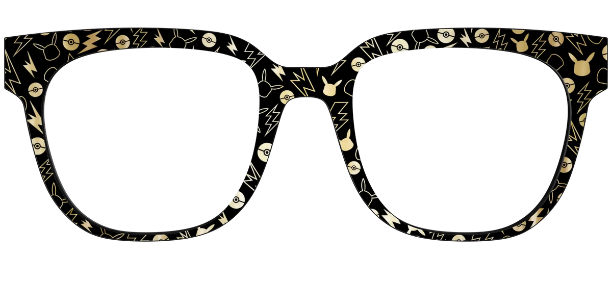 The Pikachu with Gold Foil