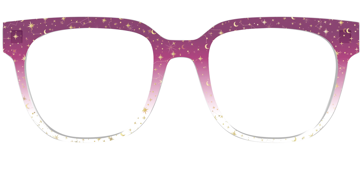 The Pink Ombre Gold Foil Crystal
