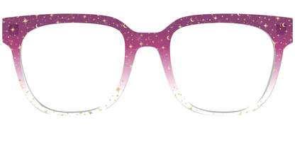 The Pink Ombre Gold Foil Crystal